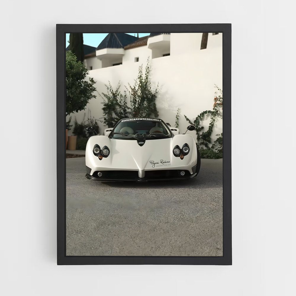 Poster Zonda Serenity – affiche Pagani (vue 2)